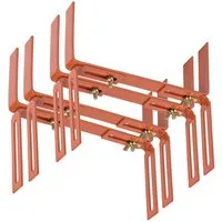 BigDean Blumenkastenhalter Standard H-Form Kasten Halter Balkonkastenhalter, bis 20 kg belastbar, Werkzeugfrei Verstellbar, Set, 2-St., Kastenhalter H-Form, Blumenkastenhalter H-Form, Brüstungen, Mauer oder Geländer