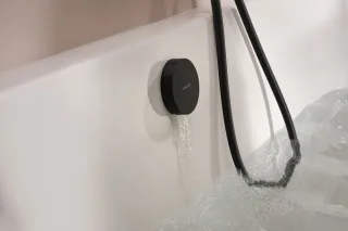 Hansgrohe Fertigset Exafill Wanneneinlauf,Ablauf- und Überlaufgarnitur Mattschwarz,58119670 58119670