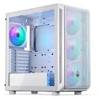 ARX 700 ARGB White, Tower-Gehäuse weiß, Tempered Glass