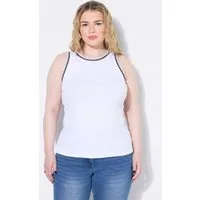 Studio Untold Longtop Ripptop Slim Shape Häkel-Kanten