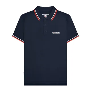 Lambretta - "SS25" Poloshirt für Herren (Marineblau/Weiß)