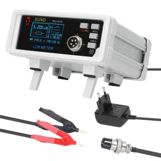 RCL101D Desktop Digital Bridge High Precision LCR Meter 3 in 1 Automatic Ranging Multiple Frequencies 100Hz/10kHz Dual-m