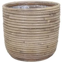 tegawo Übertopf aus Naturrattan