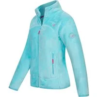 Geographical Norway Fleecejacke Damen Teddy Fleece Jacke Herbst Frühlings Jacke Sweater Übergangsjacke