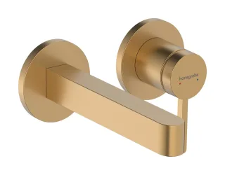 Hansgrohe Finoris Einhebel-Waschtischmischer Unterputz für Wandmontage mit Auslauf 16,8 cm, Brushed  76051140