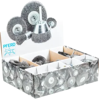 PFERD TOOLS Bürstenset Groß BSO ungezopft Stahl - 43900001
