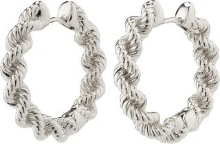 pilgrim - Recycelte Creolen - Annika silver - Gr. - OS