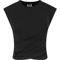 URBAN CLASSICS T-Shirt Urban Classics Ladies Cropped Wrapped Top (1-tlg)