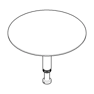 Dornbracht Stopfen 04312003148-08 platin, für 35225/221/22097090