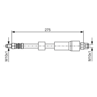 Bosch Bremsschlauch hinten BMW 5er E39 Touring