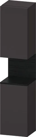 Duravit Qatego Hochschrank Graphit Supermatt 400x360x1760 mm - QA1346R16800010 QA1346R16800010