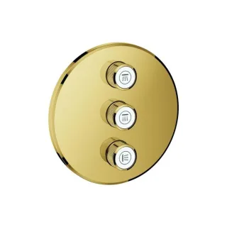 Grohe Grohtherm Smartcontrol Fertigmontageset 29122GL0 cool sunrise, rund, UP-Ventil 3-fach