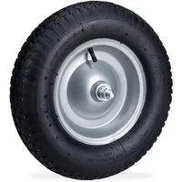 relaxdays Schubkarren-Rad Schubkarrenrad 4.80 4.00-8 inkl. Achse