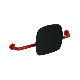 Hewi 801 Rückenstütze 801.51.916333 Wandabstand 150mm, Lehne tiefschwarz, rubinrot