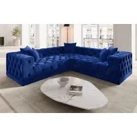 Sofa Dreams Ecksofa Polster Designer Samt Stoff Sofa Palma L Form Stoffsofa