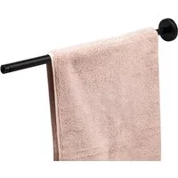 bremermann Teleskop-Handtuchhalter Bad-Serie PIAZZA BLACK - aus Edelstahl matt schwarz