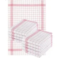 Betz Geschirrtuch 10er Set 50 x 70 cm Halbleinen Geschirrtücher MCT-11 HL, (Set, 10-tlg., 10 Geschirrtücher), Geschirrhandtuch Gläsertuch Jacquard Gläsertücher Küchentuch Handtuch