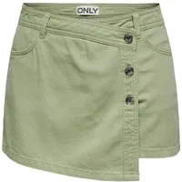 ONLY Hosenrock ONLLESLY REG COL SKORT PNT Baumwolle, Regular Waist