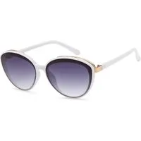 styleBREAKER Sonnenbrille Ovale Sonnenbrille - filigraner Kunststoff Rahmen (1-St) Gradient