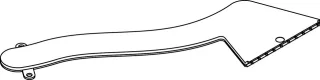 Hansgrohe Strahleinsatz Axor Massaud Wannen- mischer zur Bodenmontage, 97447000 97447000
