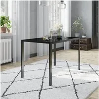 Vicco Esstisch Grand, Schwarz, 120 x 75 cm (1-St)