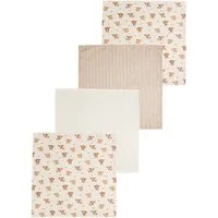 Next Spucktuch Baby Musselintücher aus Baumwolle, 4er-Pack