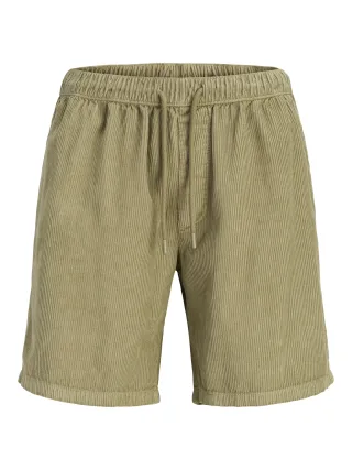JACK&JONES - JPSTBILL CORDUROY JOGGER SHORTS REG SN Aloe - Gr. - XL