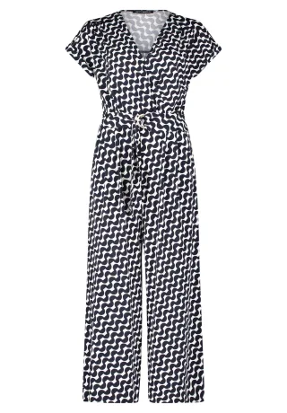 Betty Barclay - Jumpsuit Dunkelblau/Weiß - Gr. - 40