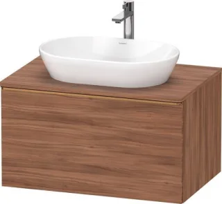 Duravit D-Neo Konsolenwaschtischunterbau wandhängend Nussbaum Matt 800x550x459 mm - DE4947004790000 DE4947004790000