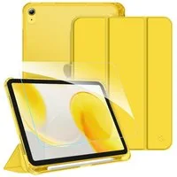 Fintie Tablet-Hülle für iPad 11 Generation 11'' 2025 (A16), iPad 10 Generation 10.9'' 2022, mit Schutzfolie-ultradünne transparente Rückseite Case mit Stifthalter