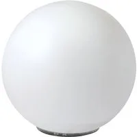 Dehner LED Solarleuchte Solarkugel Tornio, Ø 30/40 cm, Kunststoff, weiß, Kaltweiß, Solarbeleuchtung mit kaltweißem Licht, IP44