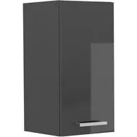 Vicco Hängeschrank R-Line, Anthrazit Hochglanz/Anthrazit, 30 cm (1-St)