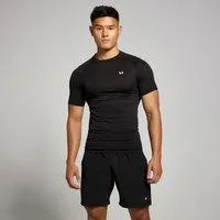 MP Herren Tempo nahtloses T-Shirt mit Grafikelement – Schwarz - XL