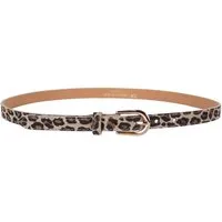 MIRROSI Ledergürtel Damen Gürtel Echtleder, Made in Italy, 18mm breit (Passt fast zu jeder Hosenschlaufe) aus Echtem Leder