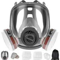 FELIXLEO Atemschutz-Vollmaske Vollgesichtsmaske Atemschutzmaske mit 10 Filtern & Schutzfolien, 1-St.