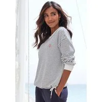 H.I.S Sweatshirt mit Kordelzug am Saum, Loungewear