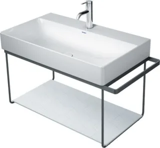 Duravit DuraSquare Metallkonsole Schwarz Matt 865x451x400 mm - 0031124600 31124600