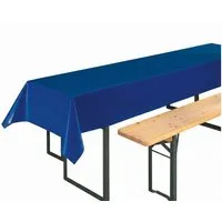 Beautex Tischdecke, Partytischdecke, für Biertischgarnituren, 100x250cm, viele Farben (1-tlg), wasserabweisend, abwaschbar, lebensmittelecht, strapazierfähig