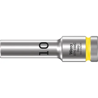 Wera 8790 HMC Deep Steckschlüsseleinsatz mit 1/2"-Antrieb Leuchtgelb - 05004550001