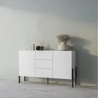 OTTO home Sideboard Jukon, Breite 150 bzw.180 cm, moderne grifflose Kommode, Schubladenschrank 2 Türen/3 Schubkästen, push-to-open-Funktion