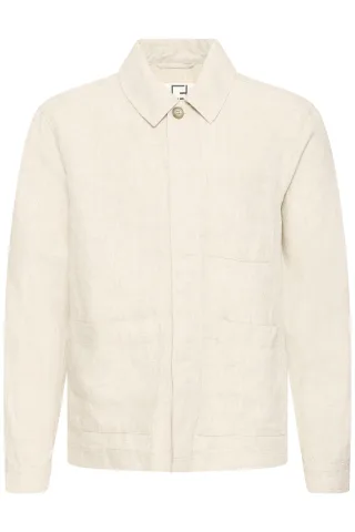 Casual Friday - CFEVENSEN 0272 LINEN JACKET plaza taupe melange - Gr. - L