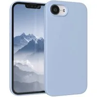 EAZY CASE Handyhülle Premium Silikon Case für Apple iPhone 17e, Slimcover mit Displayschutz Hülle Bumper Case kratzfest Etui Hellblau