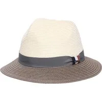 bugatti Fedora Zweifarbiger bugatti Sommer-Fedora mit Hutband (keine)