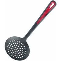 WESTMARK Schaumlöffel /Schöpf-/Abseihlöffel, Länge: 32,2 cm, Gallant, Schwarz/Rot