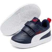 PUMA COURTFLEX V2 V INF Sneaker mit Klettverschluss, leicht profiliertes Laufsohlenprofil