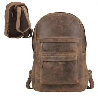 Greenburry Rucksack Vintage Laptop 15,6" | Leder antikbraun