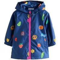 Next Regenjacke Spritzwasserabweisende Regenjacke mit Print (1-St)