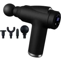 Senmudi Massagepistole Massagepistole,Leises Muskel Percussion Massagegerät, mit 32 Geschwindigkeiten & 4 Aufsätzen, Handmassagegerät für Rücken, Schulter & Körperentspannung, Entspannung,Regeneration,Sportler,Männer, Frauen, Fitness-Enthusiasten