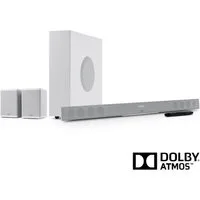 Teufel CINEBAR 11 Surround für Dolby Atmos "4.1-Set" Soundbar (Bluetooth, 150 W, Dolby Atmos, kristallklares VFD-Display (dimmbar)