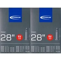 Schwalbe Fahrradschlauch 2x Schwalbe SV 17 Schlauch 28 622 Sclaverand SV17 28 Zoll, 1,50, 1,10, 1,30, 1 5/8, 1,75, 1,40, 1 3/8, 1,60, 1,20, 1,35, (2-St)